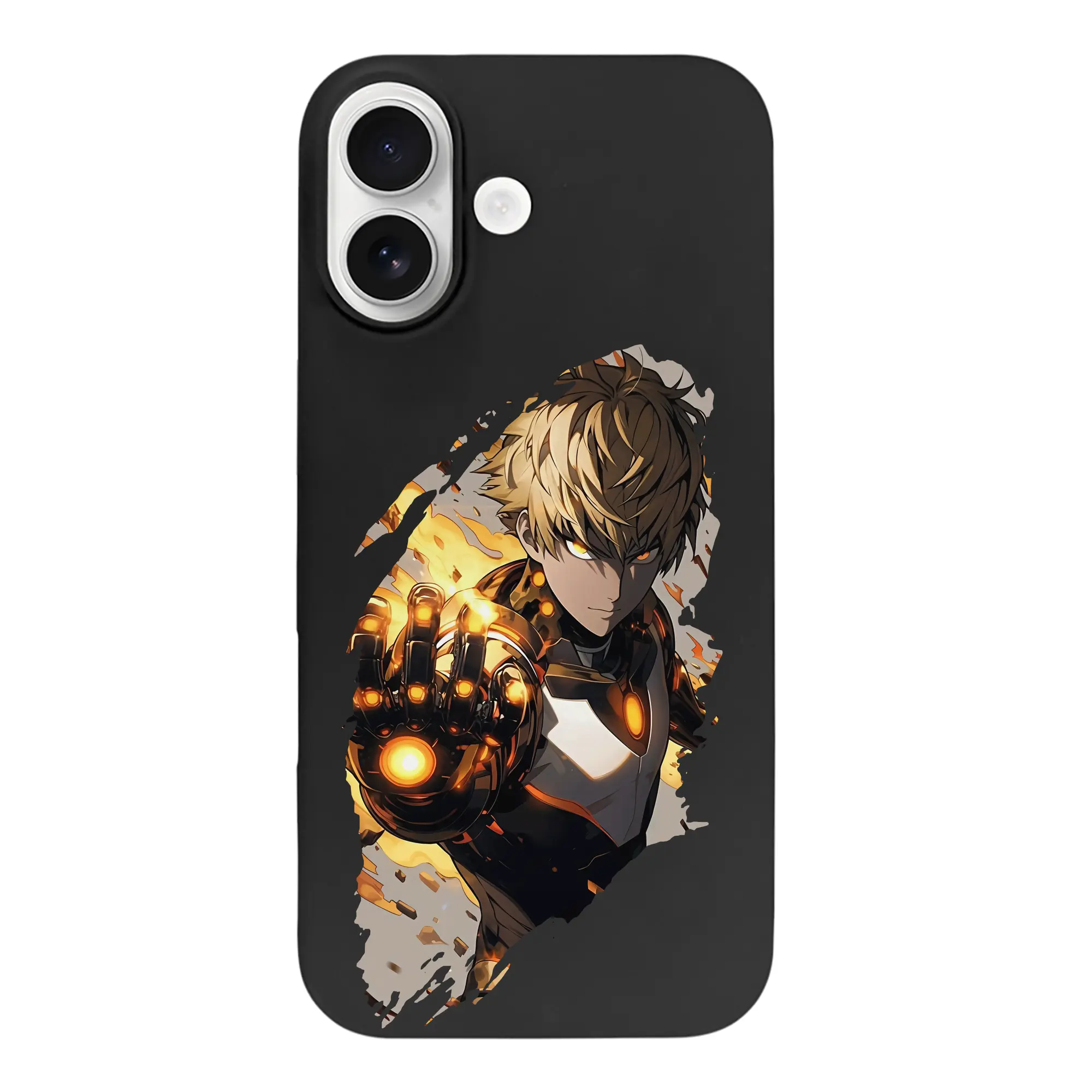 ワンパンマン グッズ ジェノス - iPhone 17 シリーズ シリコンケース 薄型 耐衝撃 指紋防止 ソフトタッチカバー 精密フィット 傷防止 保護ケース iPhone 17/17 Air/17 Pro/17 Pro Max 対応